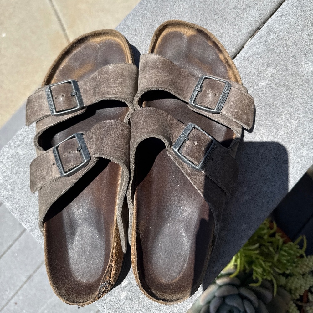 Birkenstock Arizona 42 leather grey